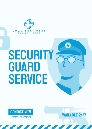 Security Guard Job Poster Image Preview