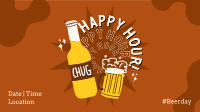 Happy Hour Drinks Animation Design
