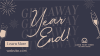 Year End Giveaway Facebook Event Cover Design