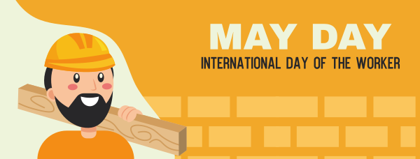 Construction May Day Facebook Cover Design Image Preview