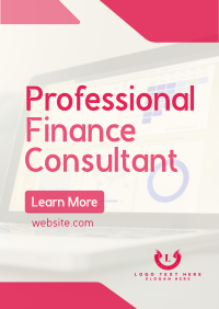 Professional Finance Consultant Flyer Design