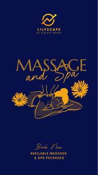 Serene Massage Facebook story Image Preview