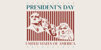 Mount Rushmore Presidents Twitter Post Design