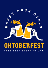 Oktoberfest Happy Hour Deals Poster Image Preview