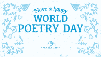 World Poetry Day Video Preview