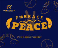 Embrace Peace Day Facebook Post Design