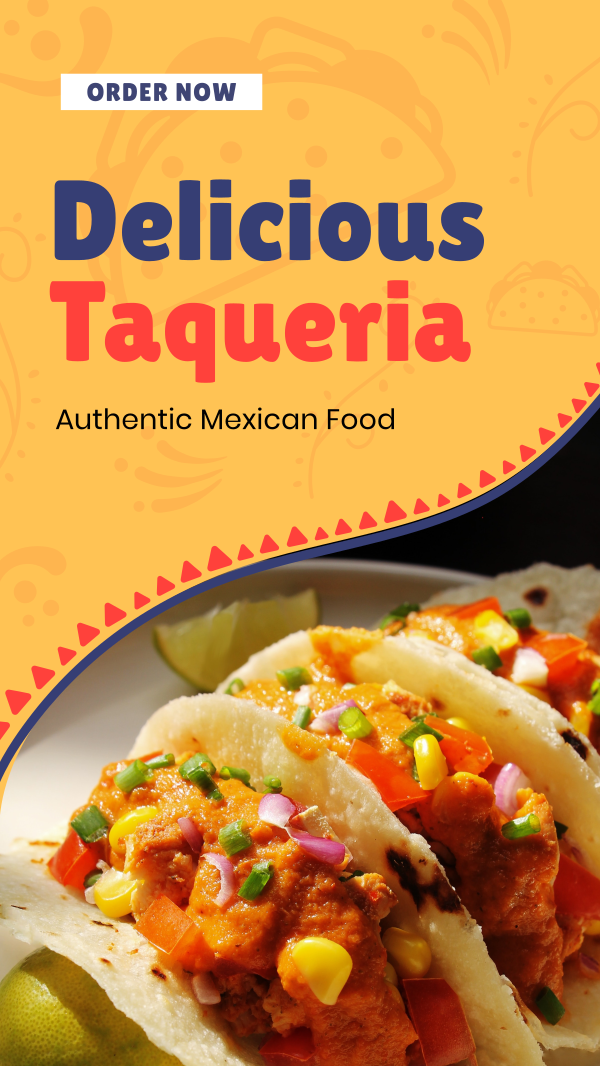 Taqueria Place Instagram Story Design Image Preview