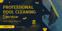 Professional Pool Cleaning Service Twitter post Image Preview