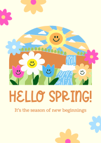 Blooming Season Poster Design