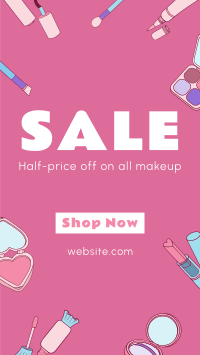 Makeup Sale Facebook story Image Preview