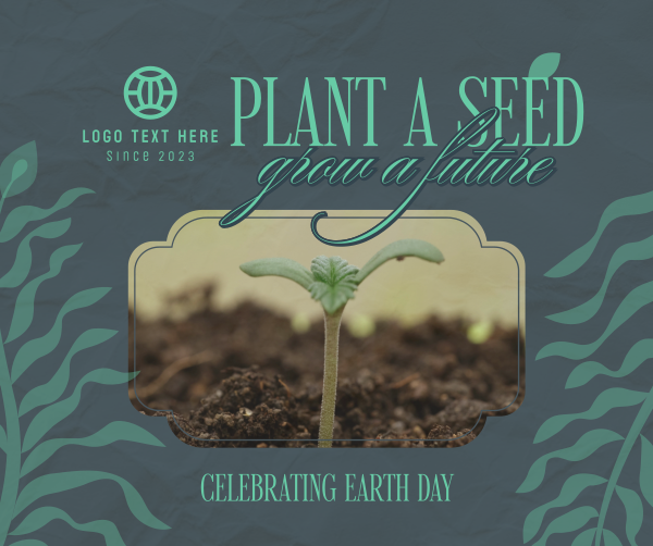 Earth Day Greeting Facebook Post Design