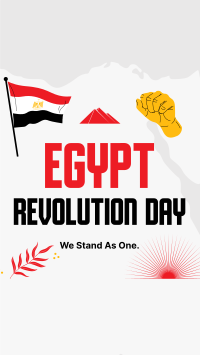 Egyptian Revolution Facebook Story Image Preview