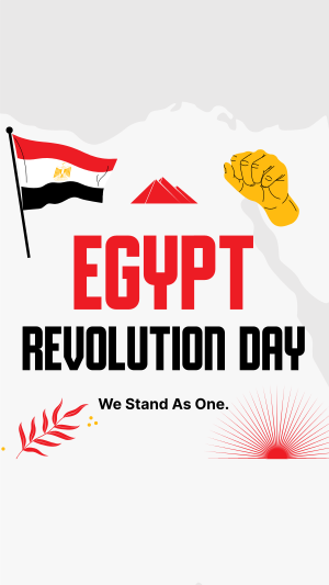 Egyptian Revolution Facebook story Image Preview