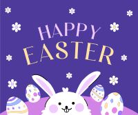 Egg-citing Easter Facebook Post Design