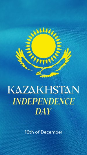 Kazakhstan Independence Day Instagram story Image Preview