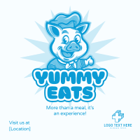 Yummy Pig Restaurant Instagram Post Preview