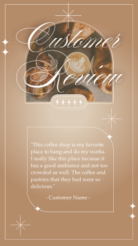 Testimonials Coffee Review YouTube short Image Preview