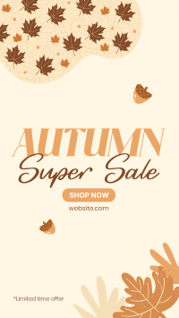 Autumn Season Sale Facebook Story Design