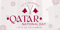 Qatar Independence Day Twitter post Image Preview