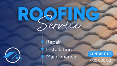 Modern Roofing Facebook event cover Image Preview
