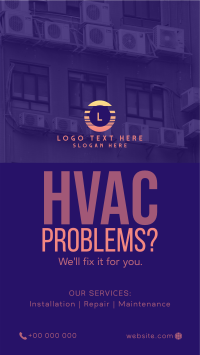 Serving You Excellent HVAC Service YouTube Short Design