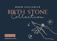 Birth Stone Postcard Image Preview