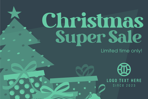 Christmas Mega Sale Pinterest Cover Design