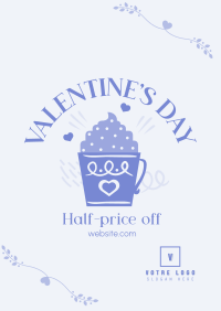 Valentine's Day Cafe Sale Flyer Image Preview