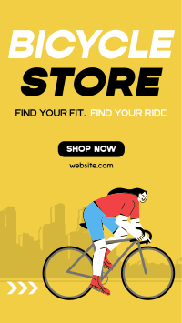 Modern Bicycle Store Video Image Preview
