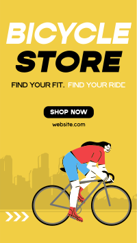 Modern Bicycle Store TikTok video Image Preview