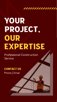 Construction Experts Instagram story Image Preview