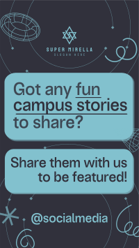 Student Engagement Geometric Facebook Story Image Preview