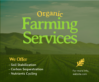 Organic Farming Facebook Post Design