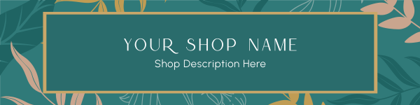 Fresh Flora Etsy Banner Design Image Preview