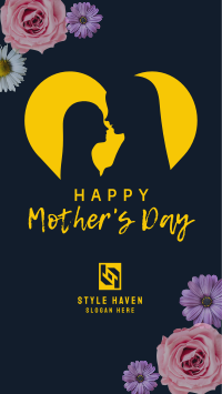 Heart Mother's Day Facebook story Image Preview