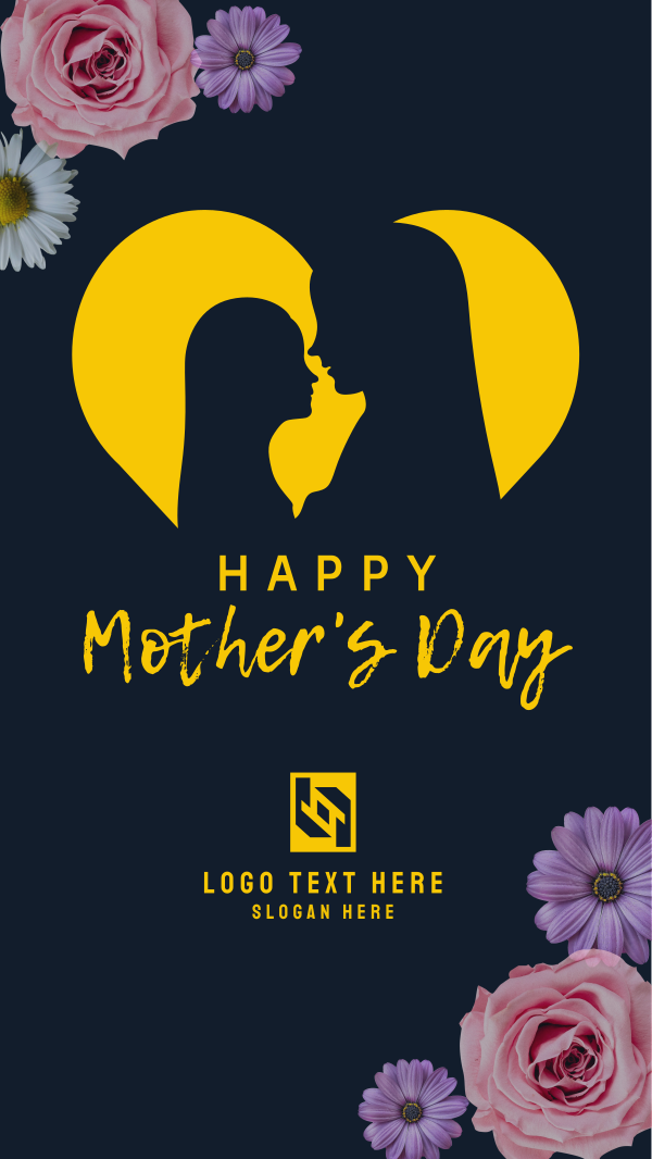 Heart Mother's Day Facebook Story Design Image Preview