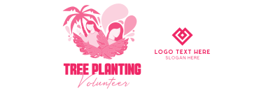 Minimalist Planting Volunteer Twitter header (cover) Image Preview