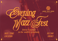 Jazz Fest Music Postcard Preview