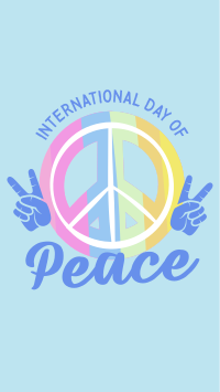 Peace Day Symbol TikTok video Image Preview