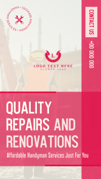 Quality Repairs and Renovations Instagram Reel Preview