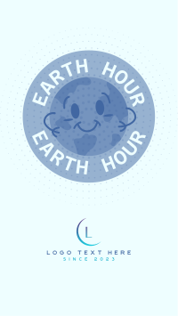 Earth Hour Facebook Story Design