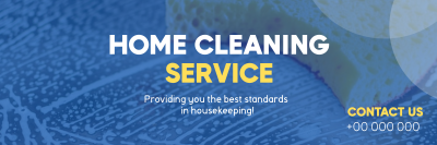 Bubble Cleaning Service Twitter header (cover) Image Preview