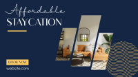 Affordable Staycation Facebook event cover Image Preview