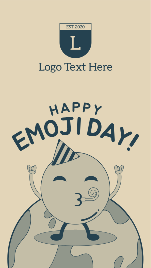 Party Emoji Instagram story