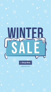 Winter Sale Deals Instagram Story Design