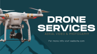Aerial Drone Service Facebook Event Cover Design