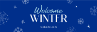 Welcome Winter Twitter Header Design