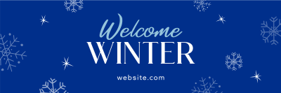 Welcome Winter Twitter header (cover) Image Preview
