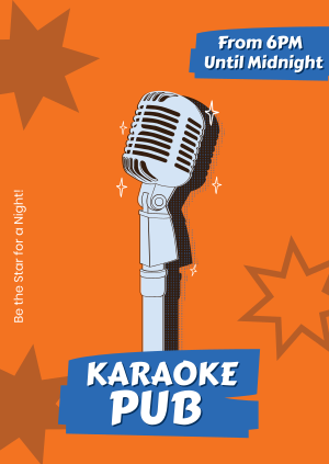 Karaoke Pub Poster Image Preview