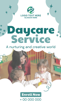 Cloudy Daycare Service TikTok video Image Preview